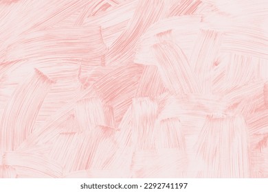 Pink hand drawn oil painting. Abstract art background. Oil painting on canvas. Color texture. Fragment of artwork. Spots of paint. Brushstrokes of paint. Modern art. Contemporary art. Colorful canvas.