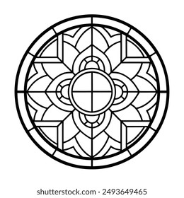 High Quality Stained Glass Vector